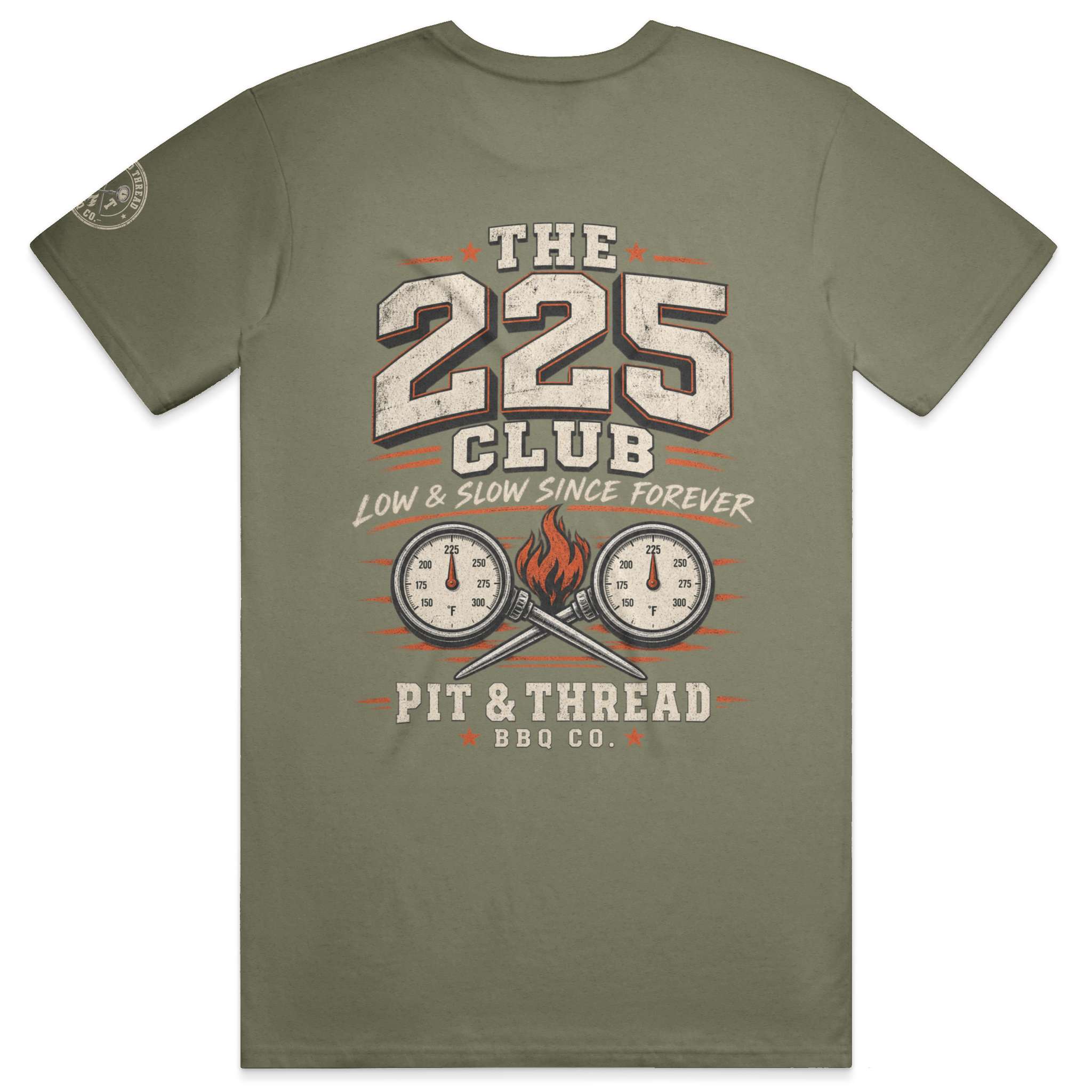Vintage 225 Club Tee Military Green
