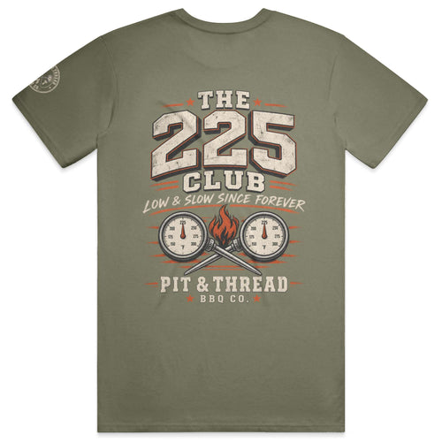 Vintage 225 Club Tee Military Green