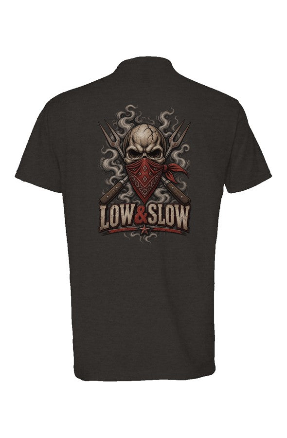 LOW amp SLOW BBQ Tee Pitmaster Graphic Shirt