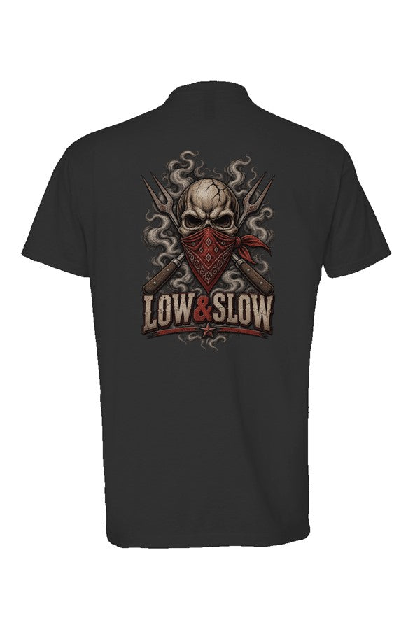 LOW amp SLOW BBQ Tee Pitmaster Graphic Shirt